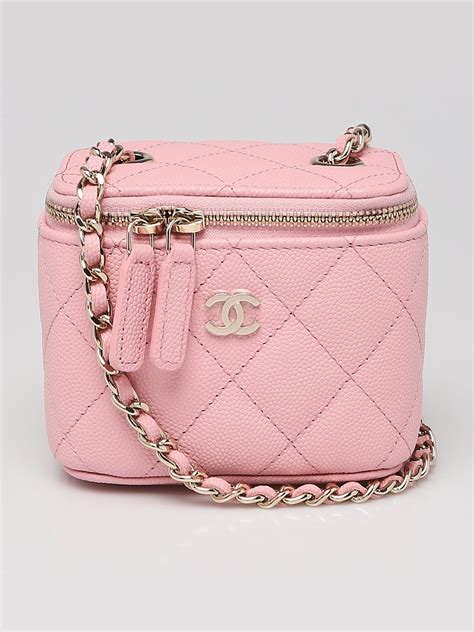 pink chanel vanity bag|Chanel vanity case 2022.